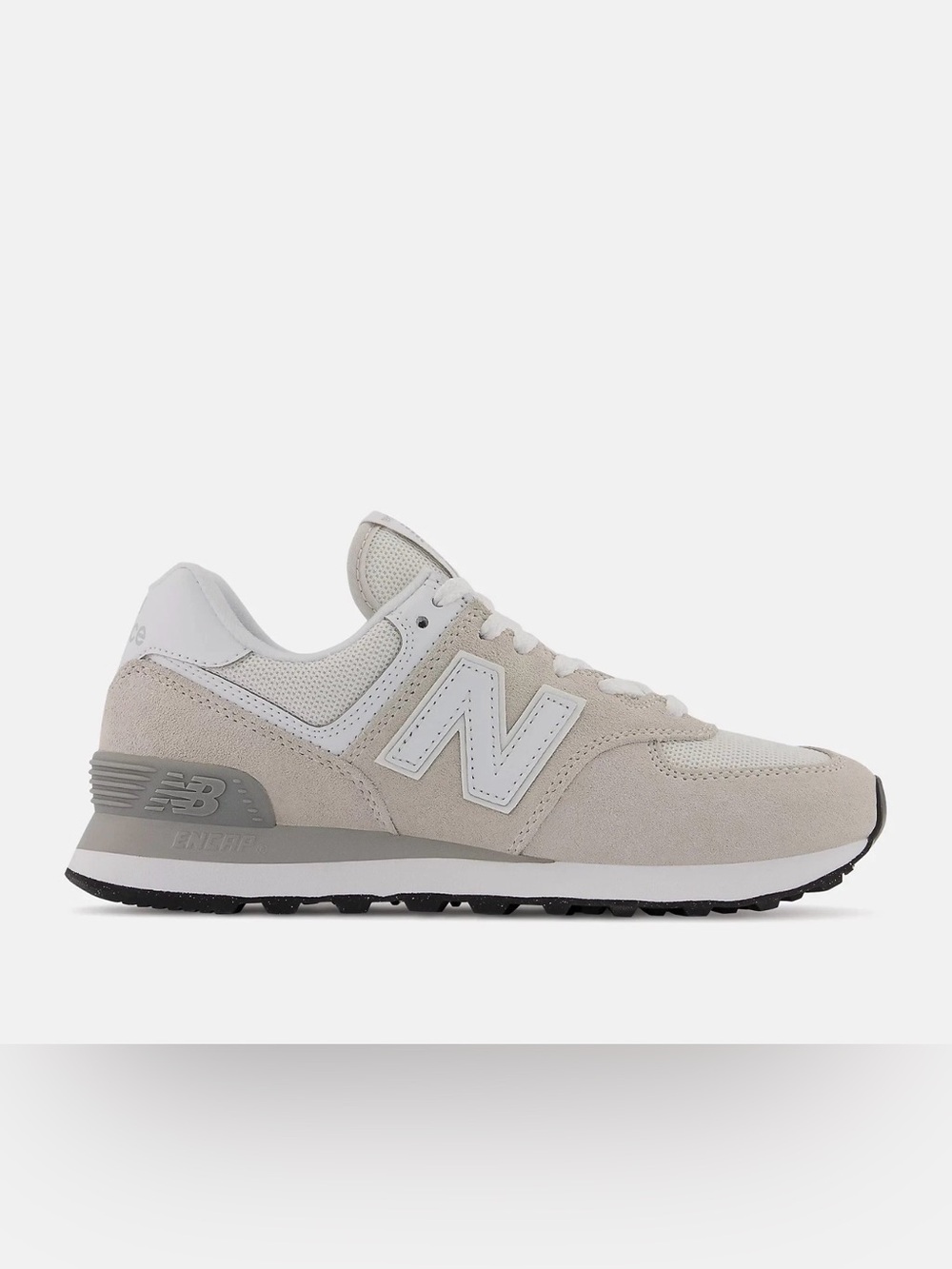 New Balance Women's 574 Core Sneaker, Nimbus Cloud/White Sz 7